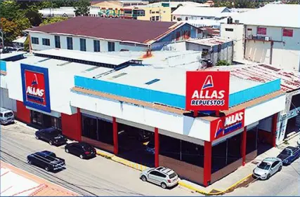 La Ceiba - Edificio ALLAS Repuestos, Avenida 14 de Julio y 11va. Calle, El Centro, La Ceiba, Atlántida.